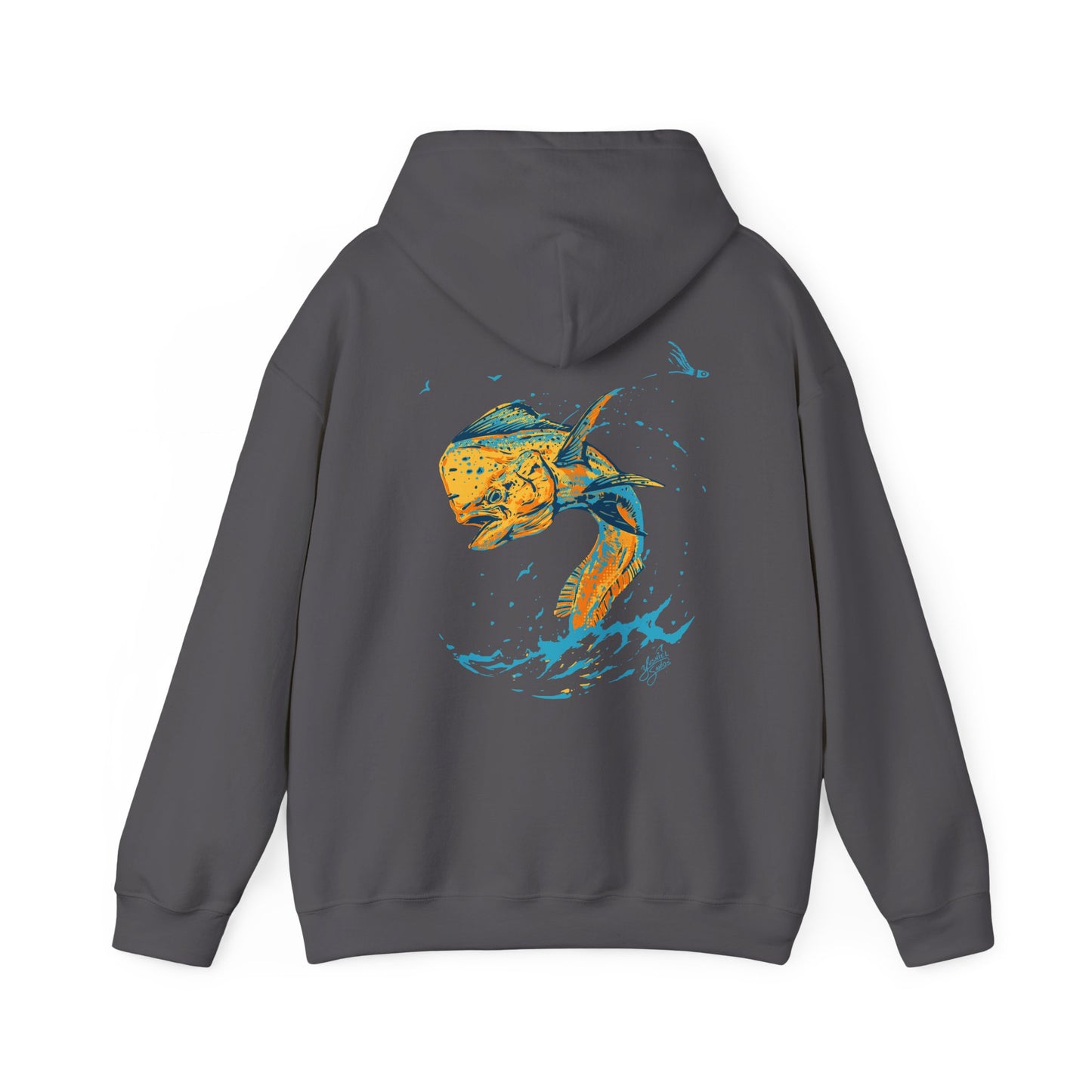 Charcoal Hoodie-Mahi Design