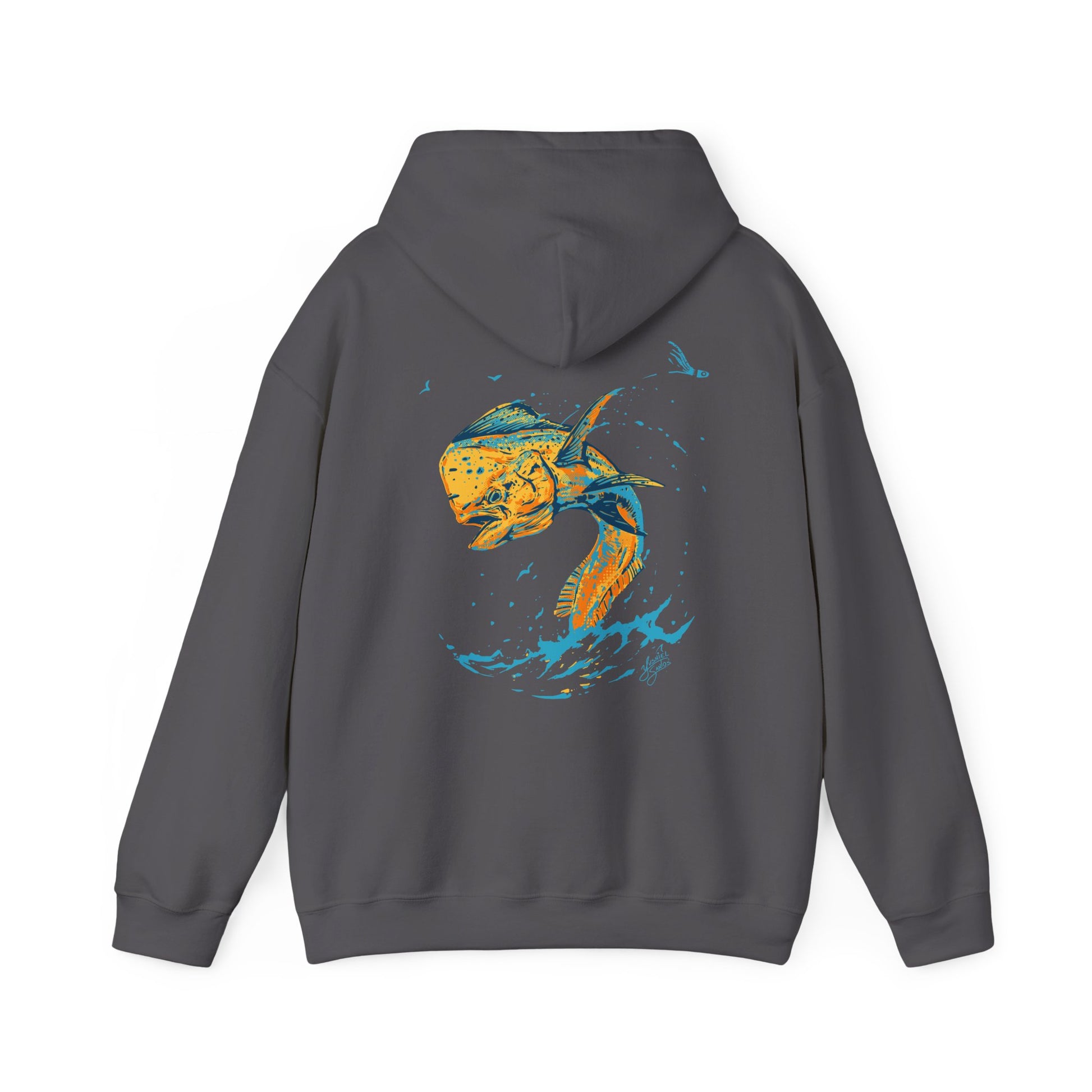 Charcoal Hoodie-Mahi Design