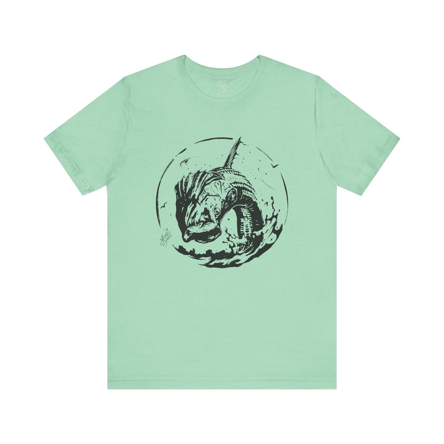 tarpon fish-graphic T-shirt