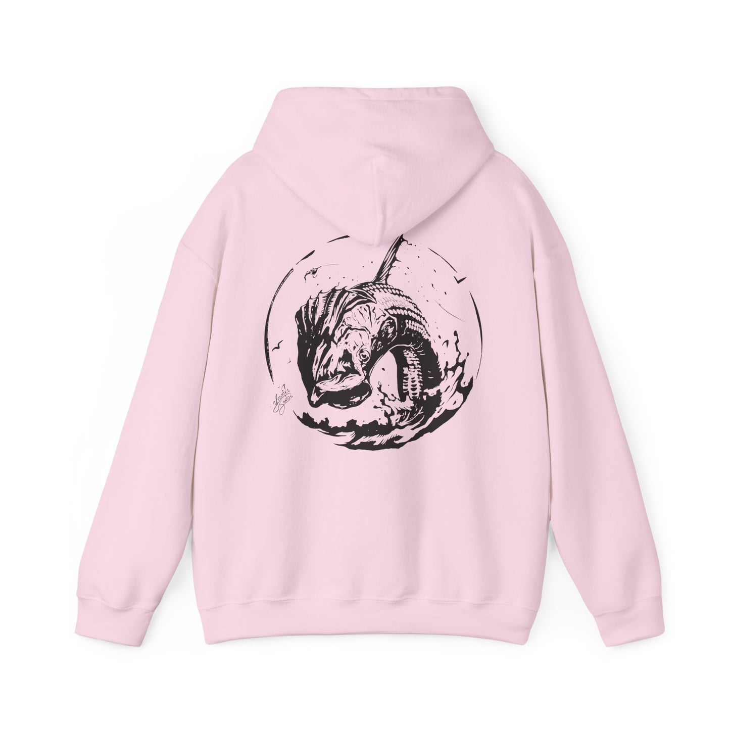Pink Hoodie-Tarpon fishing design