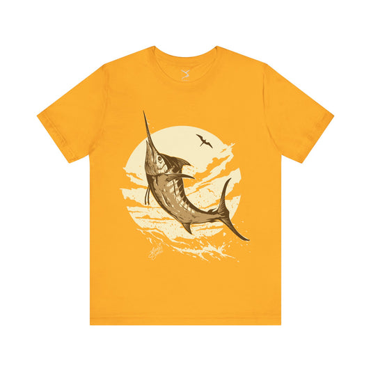 Unisex Jumping Marlin Short Sleeve Tee