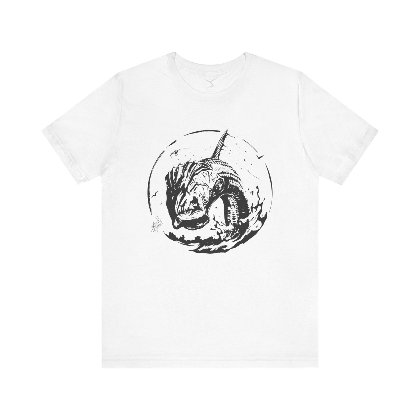 tarpon, white t-shirt, fly fishing