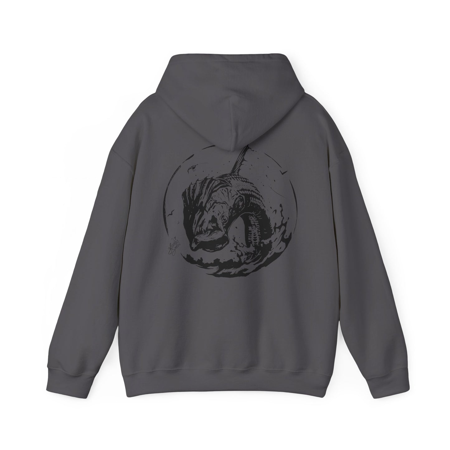 charcoal winter hoodie