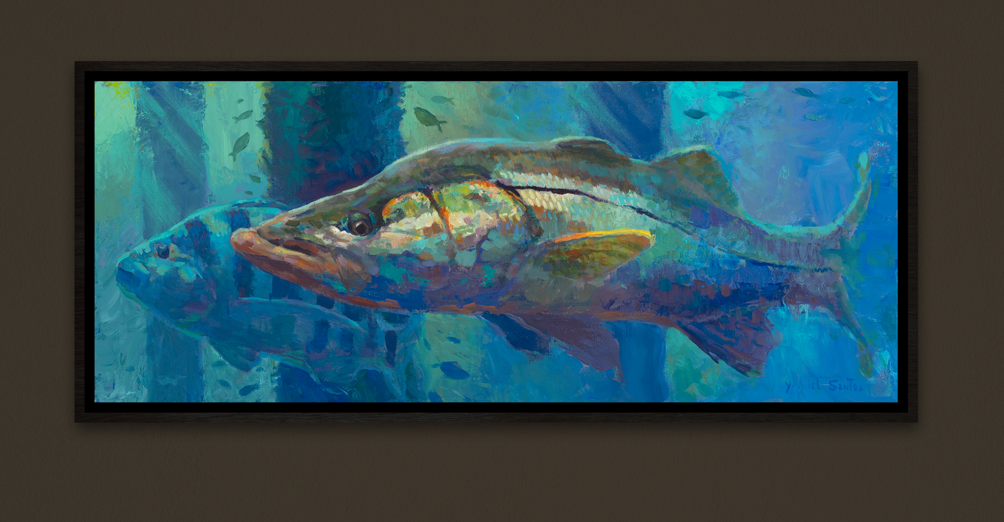 "Under The Dock" Original Paining