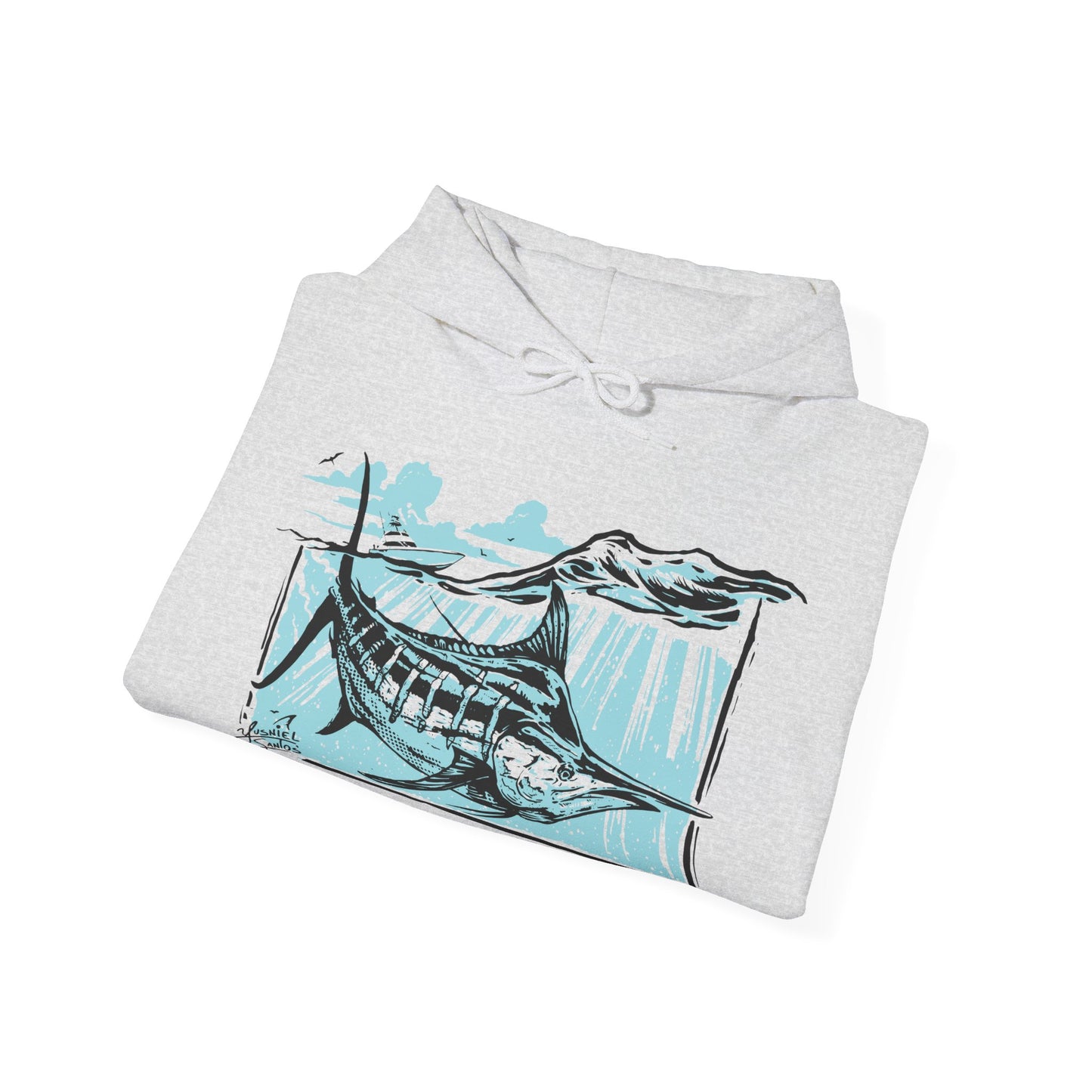 Unisex Marlin Hooded Sweatshirt