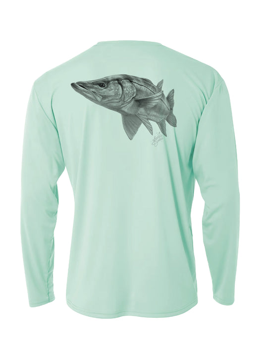 sea foam color performance shirt-snook