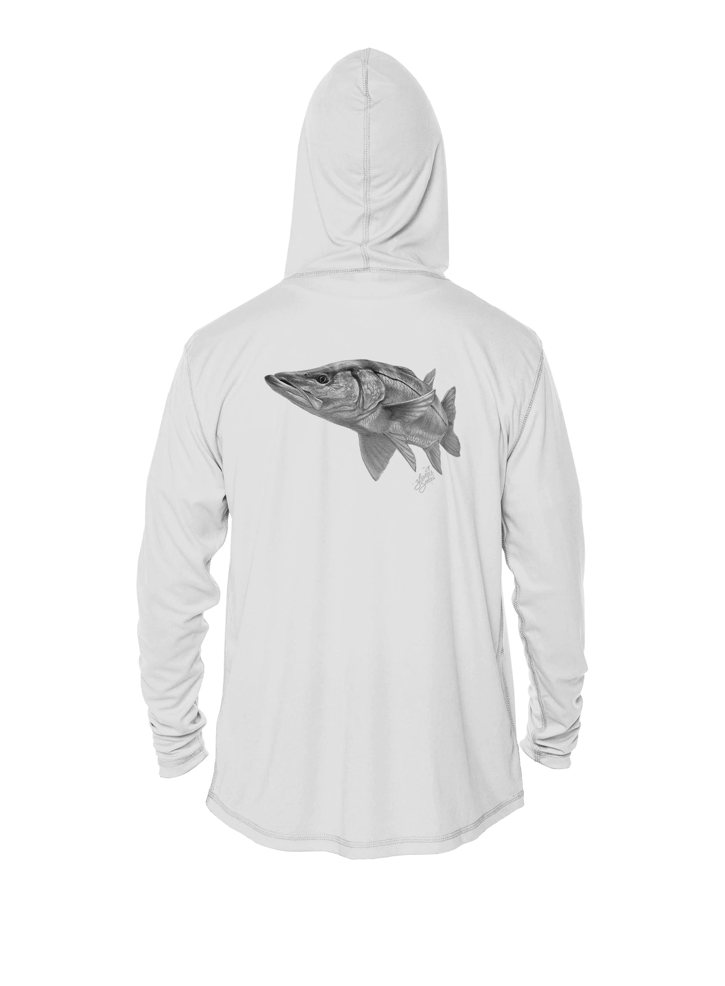 snook fishing art-fishing shirt