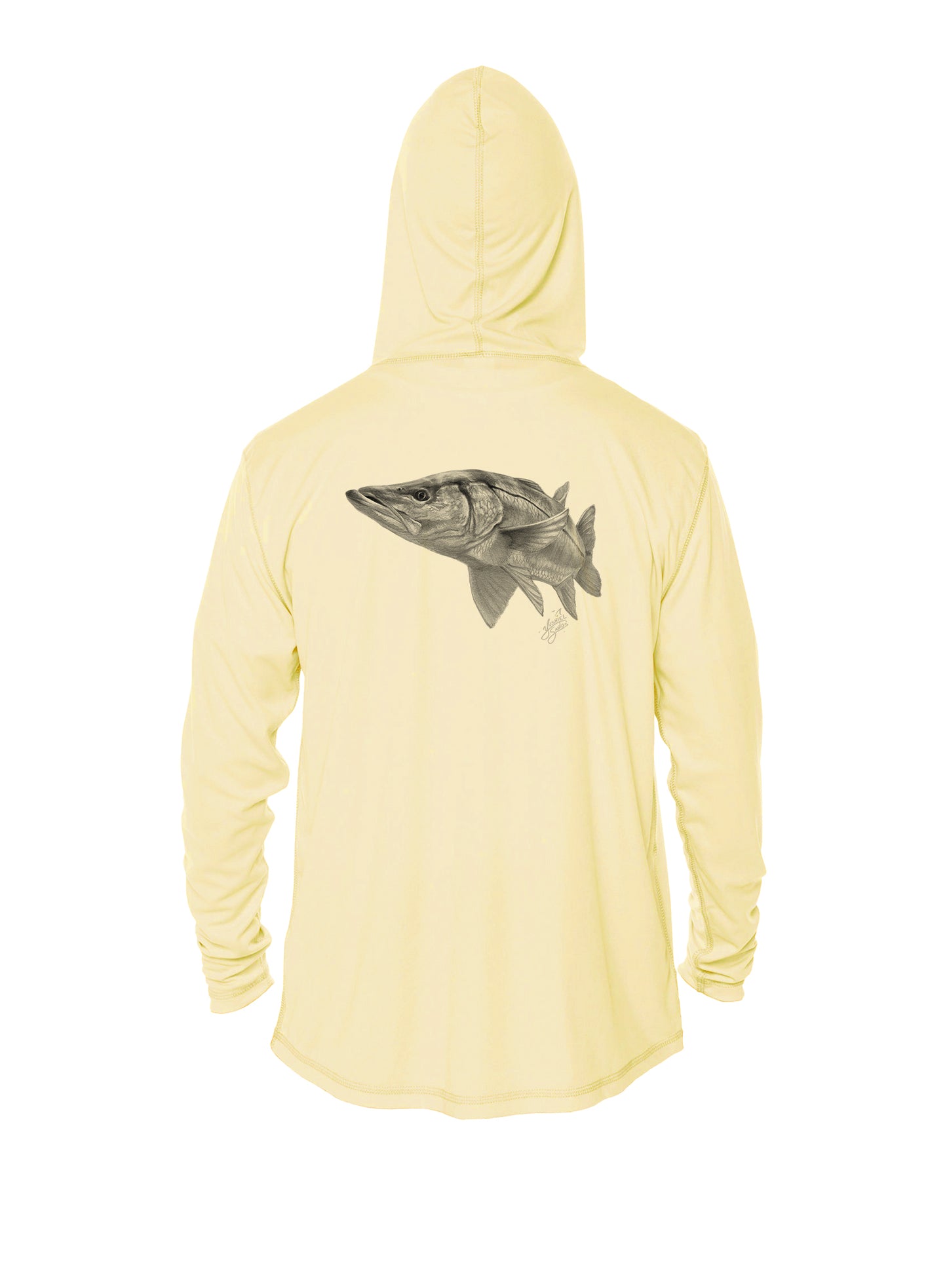 yellow snook-performance shirt