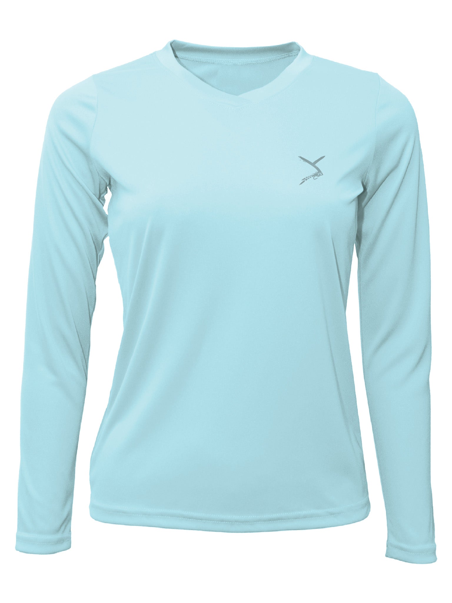 blue performance shirt