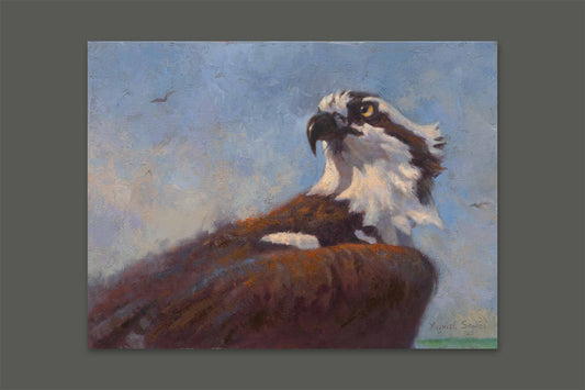 spray bird Oil painting 