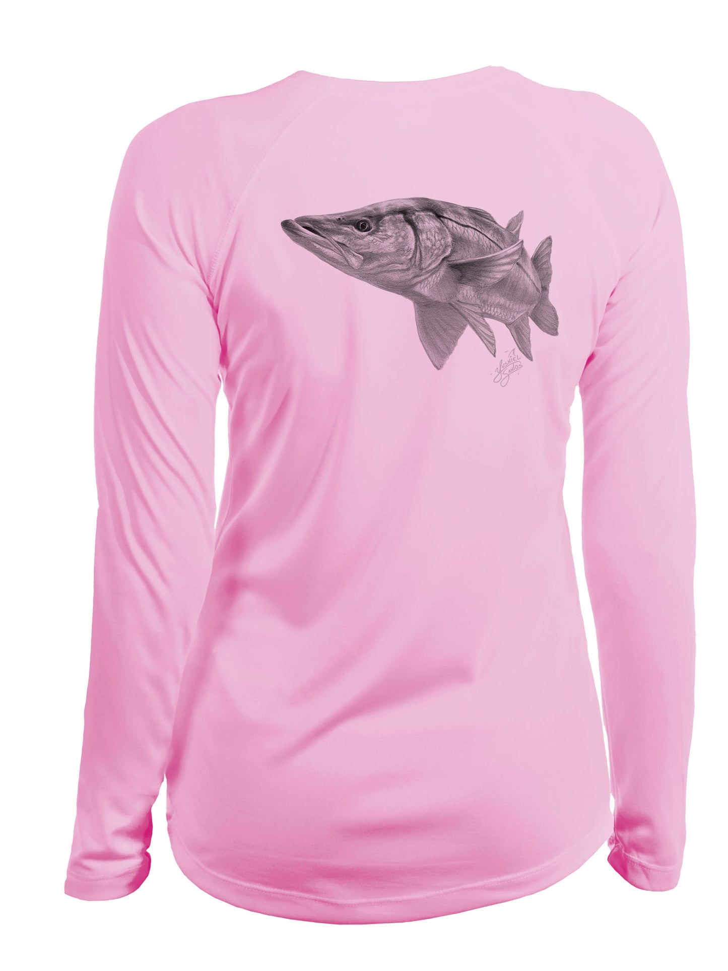 snook design-pink long sleeve shirt