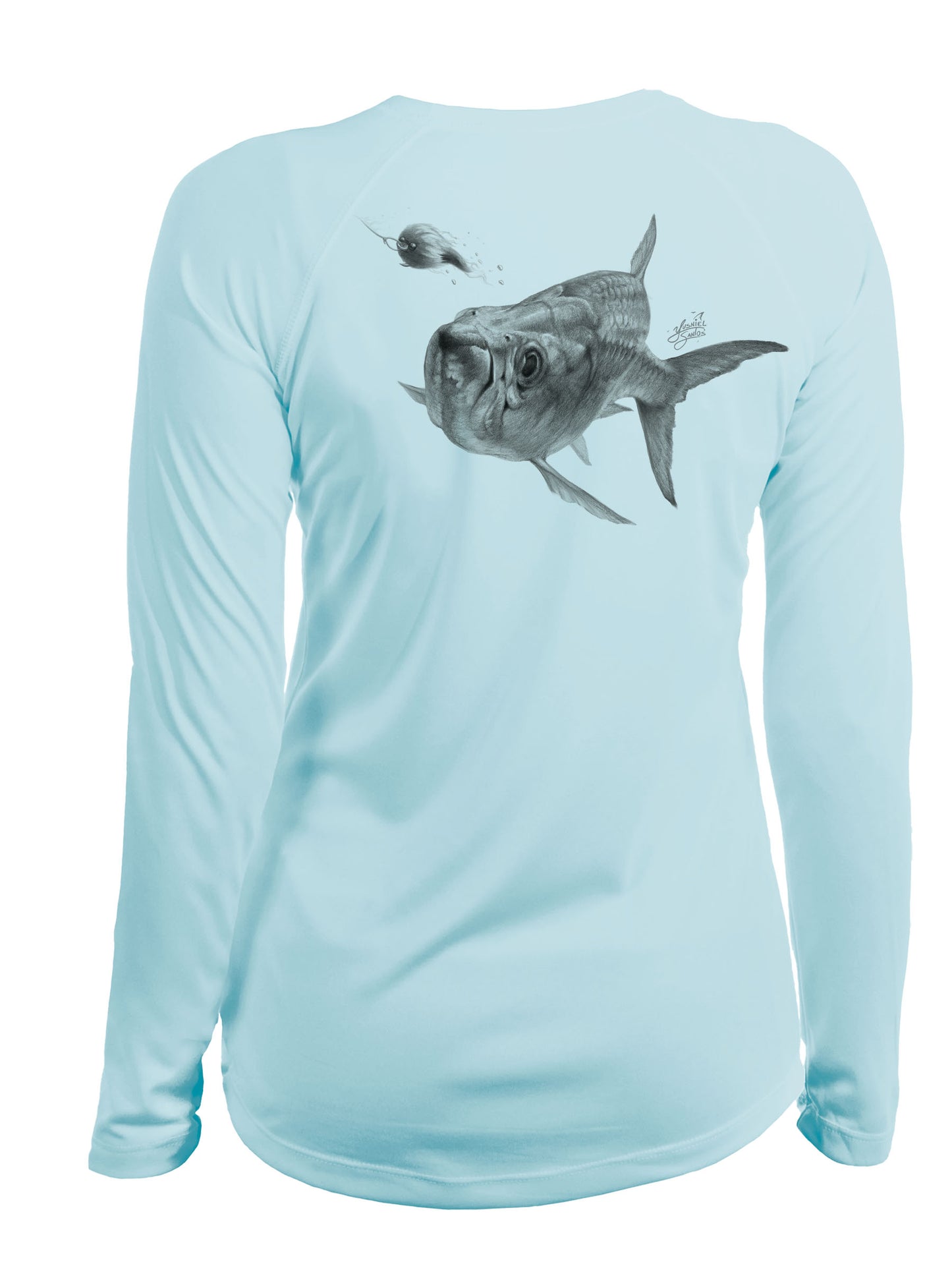 tarpon on fly-shirt