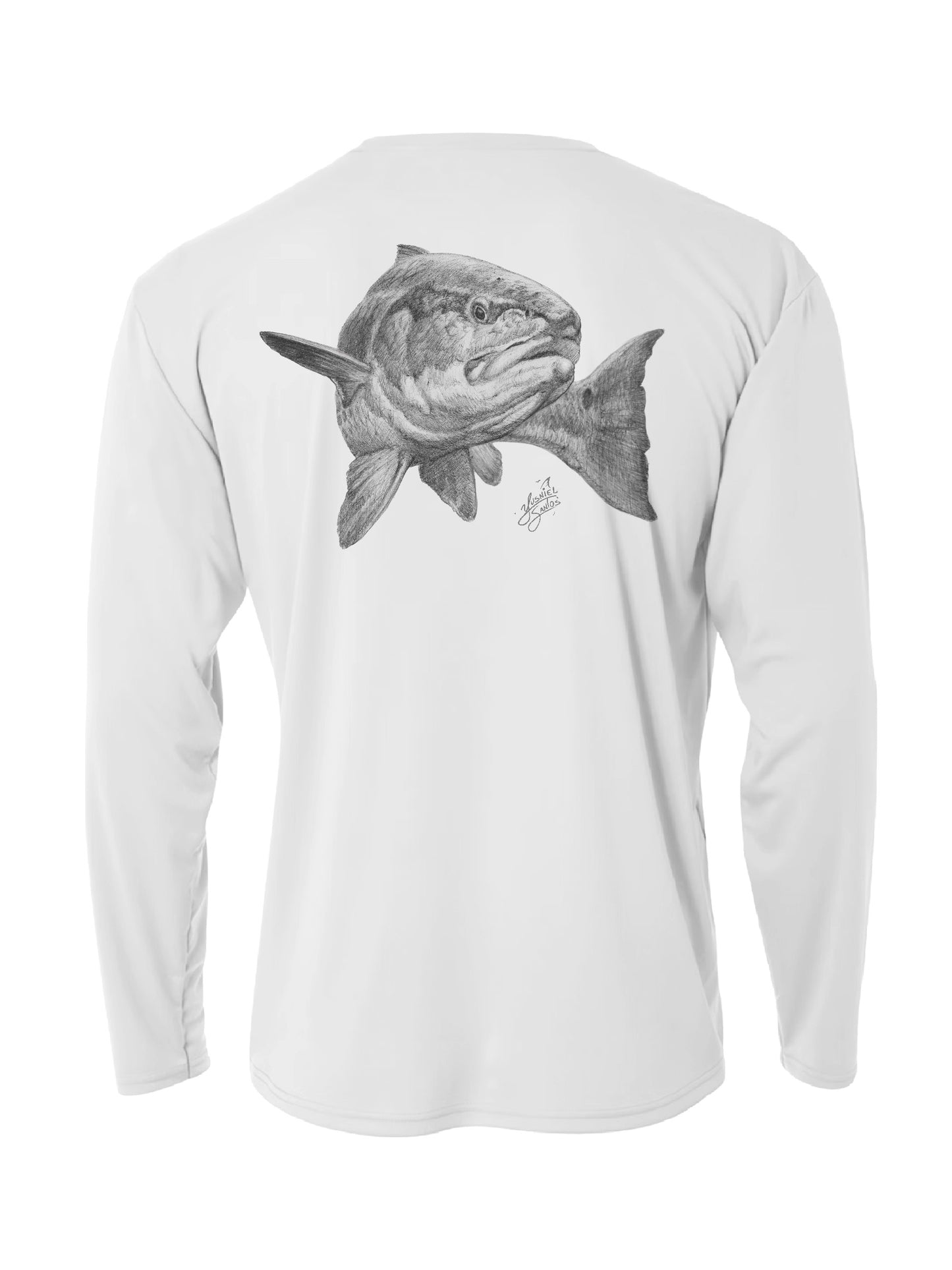 White Shirt-Redfish Design