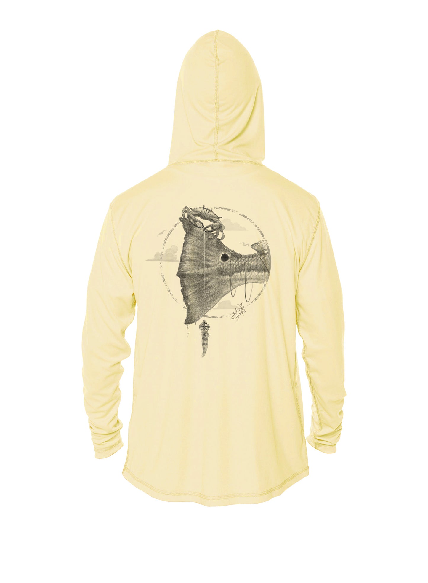 hoodie-longsleve shirt-redfish